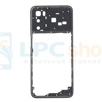 Средняя часть Oppo A16 CPH2269 / A16s CPH2271 Черная