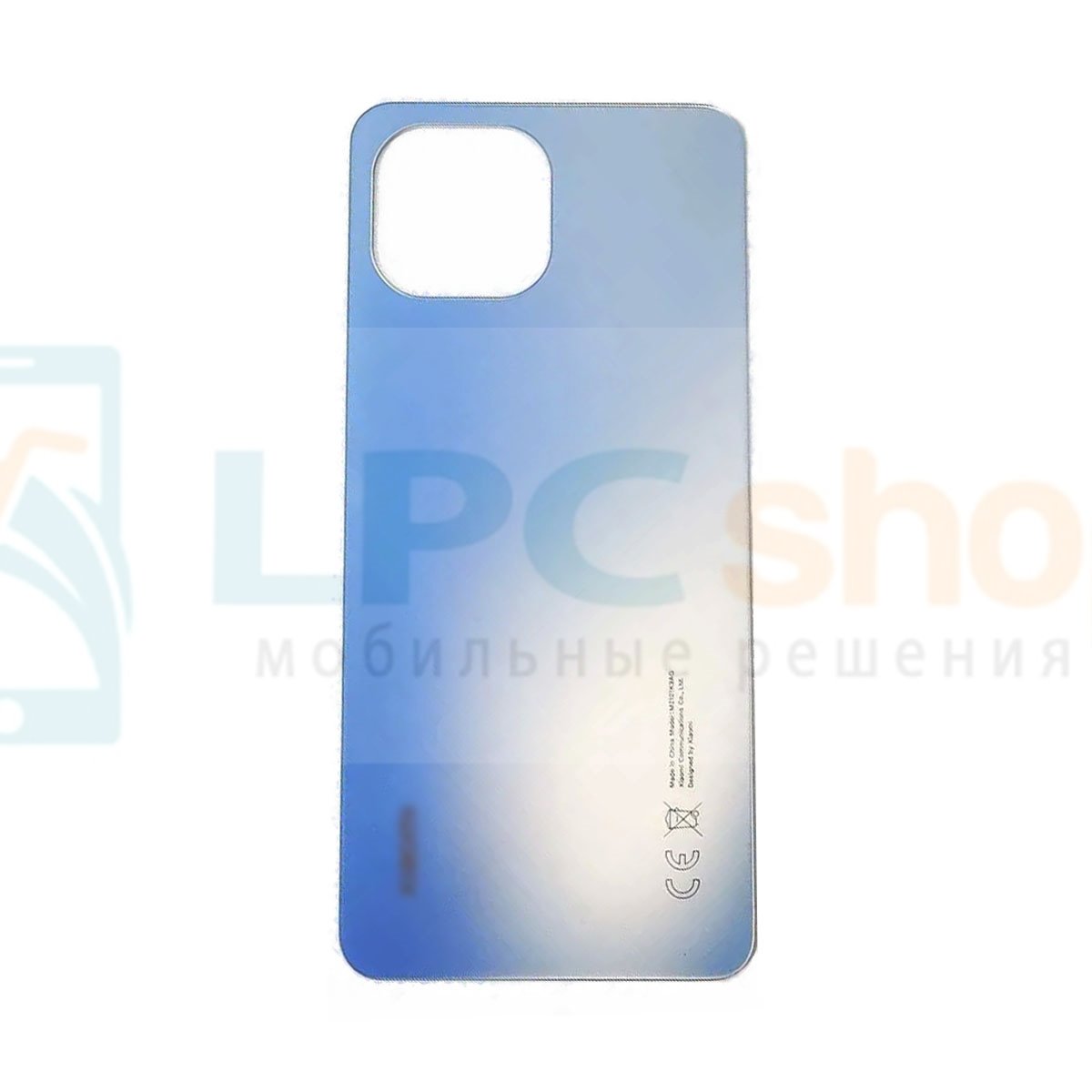 Крышка(задняя) для Xiaomi Mi 11 Lite/11 Lite 4G Синяя - ORIG с CE