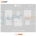 AMAOE BGA Трафарет (CAR4) для микросхем MCIMX6U6AVM08AC / MCIMX6D6AVT10AD / DRA722AHGABCQ1 - 0.20мм