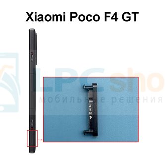 Нижняя игровая кнопка Xiaomi Poco F4 GT Черный