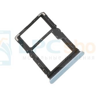 Лоток сим карты Xiaomi Redmi 13 Голубой (версия для 2-х сим)
