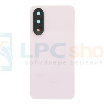 Крышка(задняя) для Samsung Galaxy A56 A566 Розовый со стеклом камеры