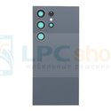 Крышка(задняя) для Samaung S24 Ultra Черная со стеклом камеры