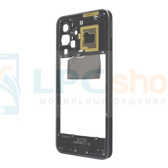 Средняя часть Samsung Galaxy A17 4G A175F Черная (с NFC)