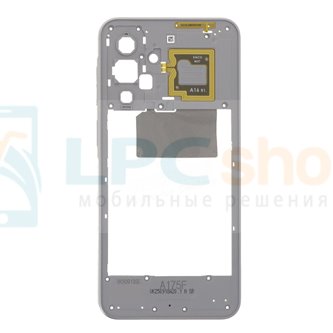 Средняя часть Samsung Galaxy A17 4G A175F Серая (с NFC)