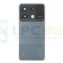 Крышка(задняя) для Xiaomi Poco X6 Синяя со стеклом камеры (с CE)