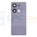 Крышка(задняя) для Xiaomi Poco M6 Pro 4G Фиолетовая со стеклом камеры (с CE)