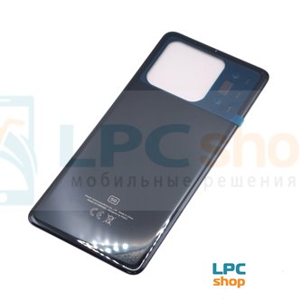 Крышка(задняя) для Xiaomi Poco X6 Pro Черная (без стекла камеры)