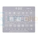 XZZ BGA Трафарет для Samsung (SAM-Q) Exynos2200 / E9925 / SM8450 / S22 / S22+ / S22 Ultra - 0,12ММ