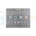 XZZ BGA Трафарет для Oppo (OV-E) SM7250 / MT6885Z / Vivo X50 / X50 Pro - 0,12ММ