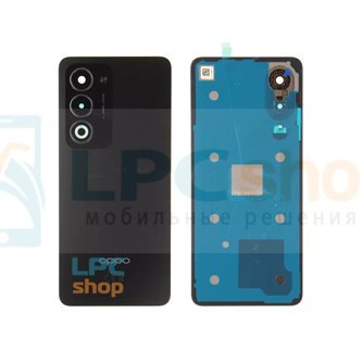 Крышка(задняя) для Oppo A5 4G / A5m(CPH2727) Черная со стеклом камеры