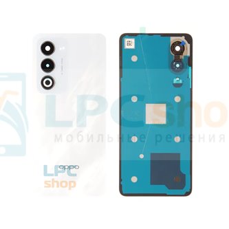 Крышка(задняя) для Oppo A5 4G / A5m(CPH2727) Белая со стеклом камеры