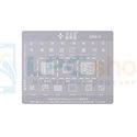 XZZ BGA Трафарет для Samsung (SAM-O) Snapdragon SM8350 / Exynos2100 / S22 / S22+ / S22 Ultra - 0,12ММ