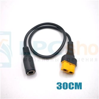 Переходник XT60-F мама на DC5521 мама - 30см