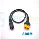 Переходник XT60-F мама на DC5521 мама - 30см