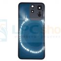 Крышка(задняя) для Realme 15T Черная со стеклом камеры