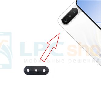 Стекло задней камеры Realme 16 Черное