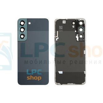 Крышка(задняя) для Samsung Galaxy S22 5G S901B Зеленая + стекло камеры - ORIG без СЕ