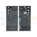Крышка(задняя) для Samsung S22 Ultra S908B Черная + стекло камеры - OR без CE