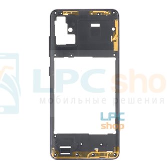 Средняя часть Samsung A51 A515F Черная + кнопки громкости