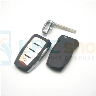 Сменный корпус смарт-ключа для Haval H2S / H4 / H7 / H6 серебристый