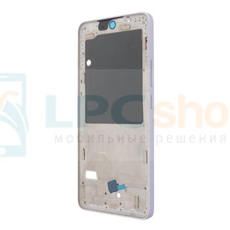 Рамка дисплея Xiaomi Poco M7 Pro Фиолетовая
