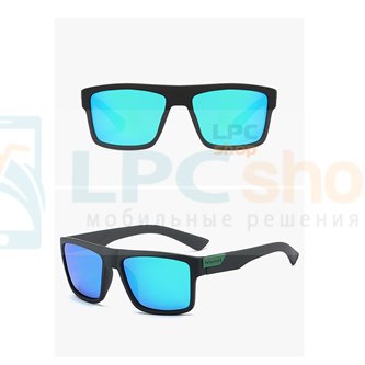 Очки Polarized черные с зелеными линзами