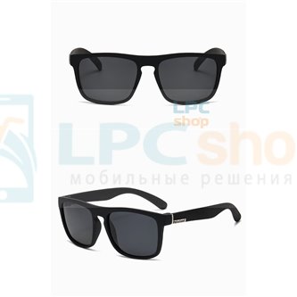 Очки Polarized черные с серебристым логотипом