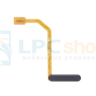 Шлейф для Samsung Galaxy A15 4G A155F на отпечаток пальца Черный