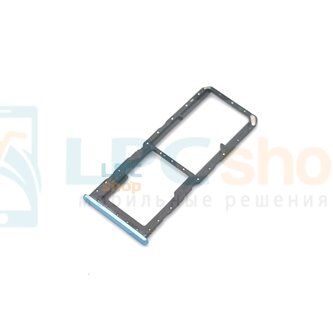 Лоток сим карты Realme 9i RMX3491 Синий (версия для 2-х сим)