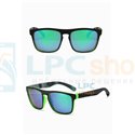 Очки Polarized черные с зелеными линзами