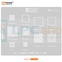 AMAOE BGA Трафарет для Apple (MAC6 v2) Macbook A2159-T2-P01CK8L08 / A1989/A1990-T2 / A1707 / A1706