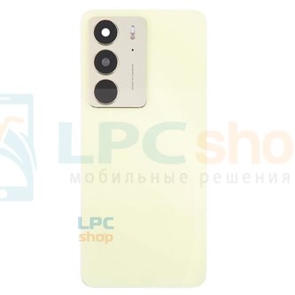 Крышка(задняя) Realme C75 4G RMX3941 Золотистый со стеклом камеры