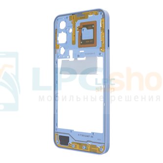Средняя часть для Samsung Galaxy A25 A256 Синяя (с NFC)