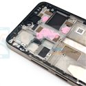 Рамка дисплея для Infinix Zero X Pro X6811 Серебристая (без кнопок) -снятая