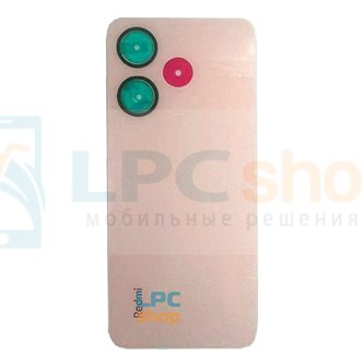 Крышка(задняя) для Xiaomi Redmi 13 4G Розовая ORIG без CE