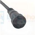 Кабель с разъемом M16 водонепроницаемый (3 pin, 3 контакта, 20см, мама)
