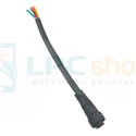 Кабель с разъемом M16 водонепроницаемый (4 pin, 4 контакта, 20см, мама)