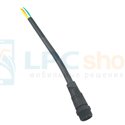 Кабель с разъемом M16 водонепроницаемый (4 pin, 4 контакта, 20см, папа)